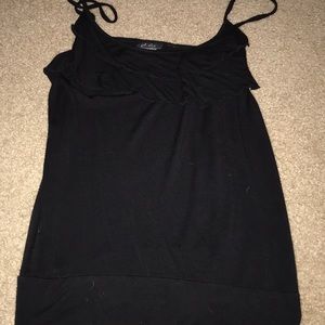 Black tank top